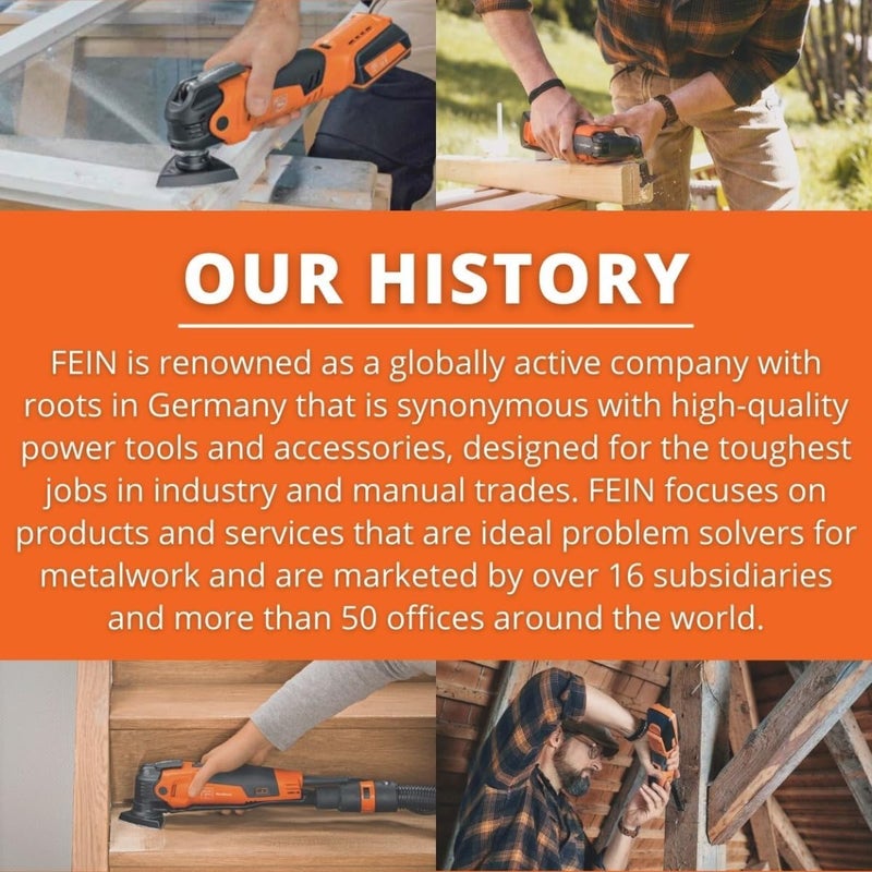Fein Finger Sanding Sheets with Hook & Loop Attachment - Wood, Metal & Plastic Application, Aluminum Oxide, Fully Synthetic-Resin Bonded, 120 Grit, 20-Pack - 63717188011 - Image 5