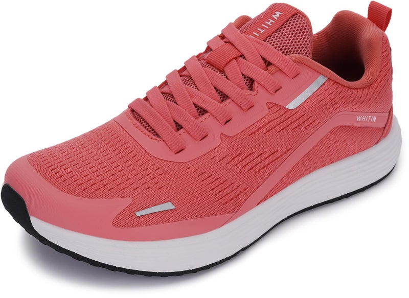 WHITIN Womenâ€™s Wide Toe Box Road Running Shoes | Zero Drop Width Sneaker Size 7 Pink 37 - Image 1