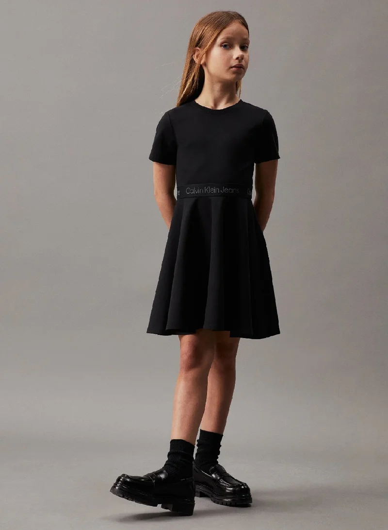 Calvin Klein Jeans Punto Milano Flared Dress