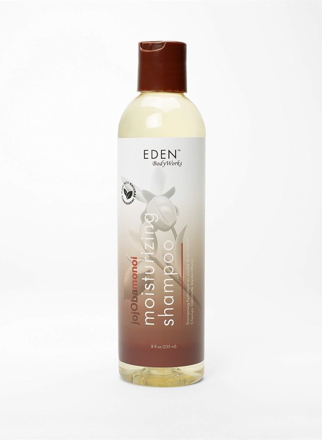 eden bodyworks JojOba Monoi Moisturizing Shampoo | 8 oz | Gently Cleanse, Nourish, & Protect Hair and Scalp - Packaging May Vary - Image 1