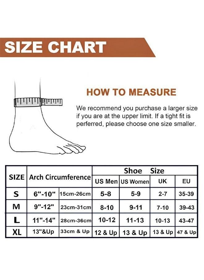 Y&D - 1PC Ankle Brace Support, Arch Best Compression Sleeve Socks for Plantar Fasciitis, Sprained Ankle, Achilles Tendon, Pain Relief, Recovery, Sports-L - Image 1