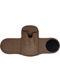 Genuine Leather Stethoscope Holder Organizer Holder Crocodile Tan