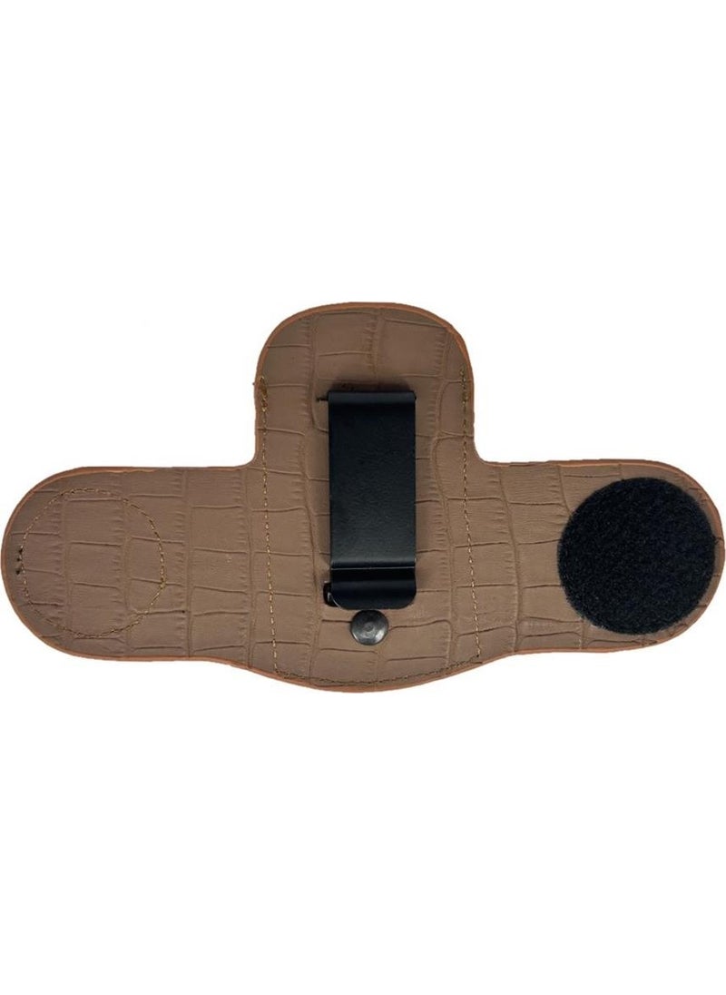 Çanta Yurdu - Genuine Leather Stethoscope Holder Organizer Holder Crocodile Tan - Image 1