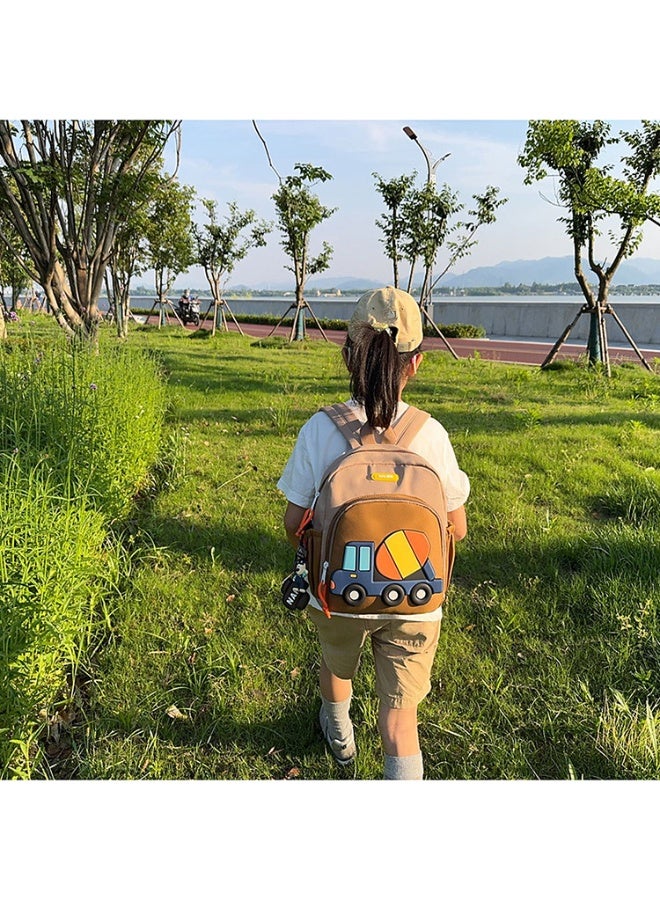 Baby Backpack Kindergarten Boy Cute Car Backpack Girl Going Out Light School Backpack - Image 5