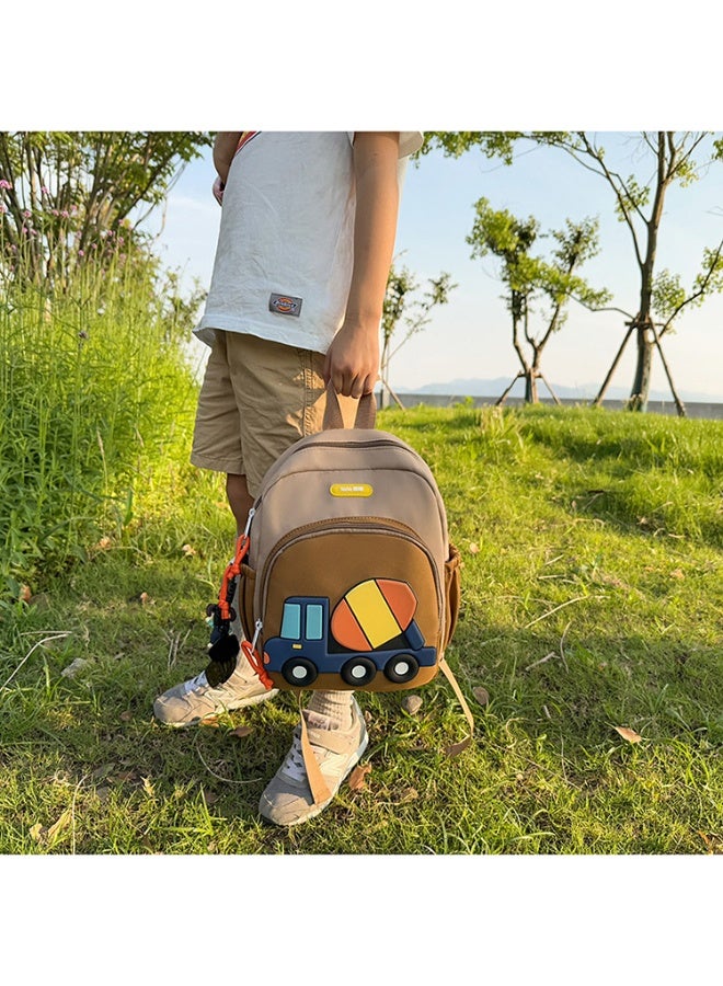 Baby Backpack Kindergarten Boy Cute Car Backpack Girl Going Out Light School Backpack - Image 2