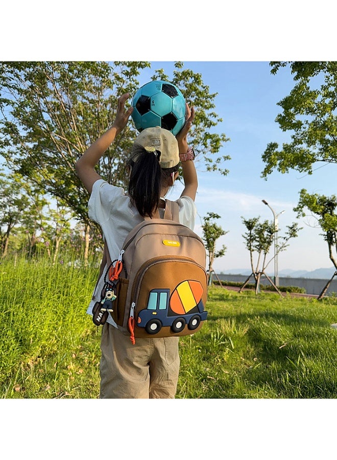 Baby Backpack Kindergarten Boy Cute Car Backpack Girl Going Out Light School Backpack - Image 3