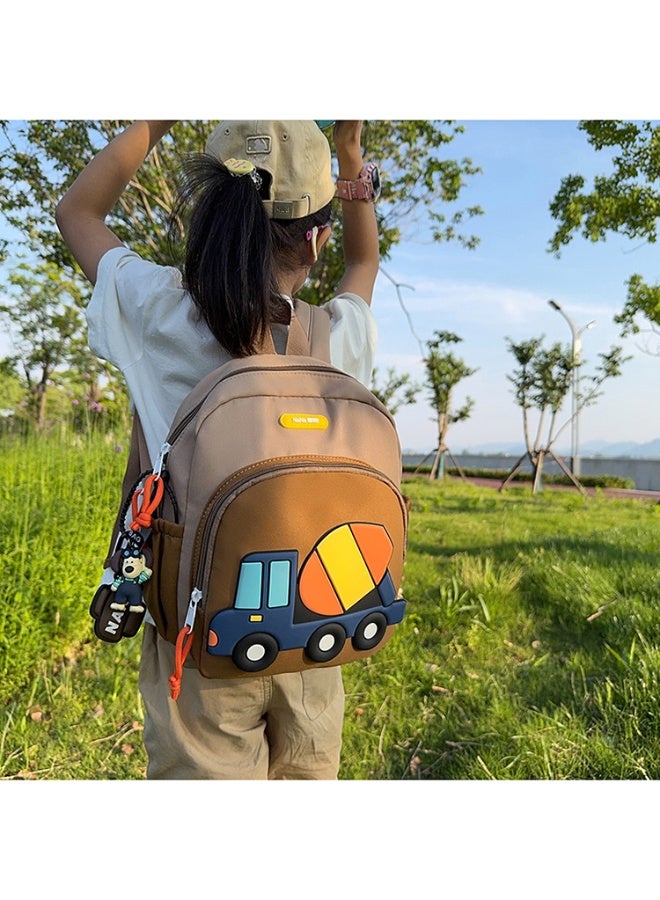 Baby Backpack Kindergarten Boy Cute Car Backpack Girl Going Out Light School Backpack - Image 4