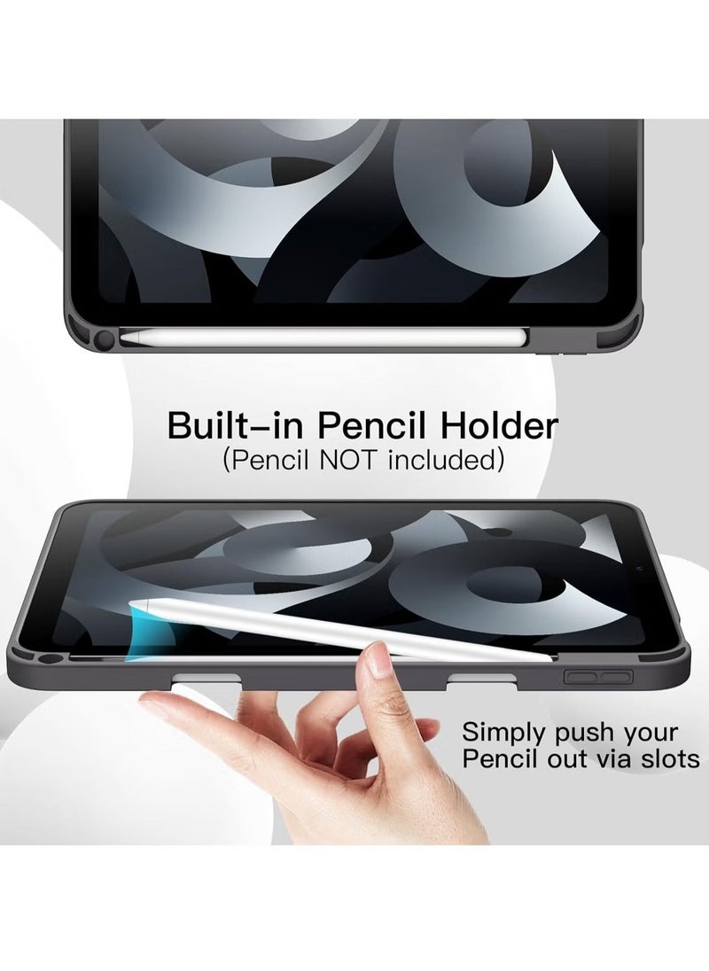 TIGER iPad Air 11-inch M2 2024 6th Generation Case with Pencil Holder, Silicone Magnetic Cover, Slim Tablet Protection for iPad Air 11-inch M2 6th Generation - Image 4