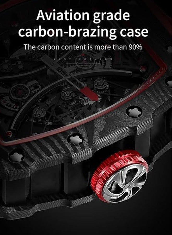 KIMSDUN Men's fashionable watches, barrel-shaped watches, unique and stylish watches, suitable for wearing in various occasions - Image 4