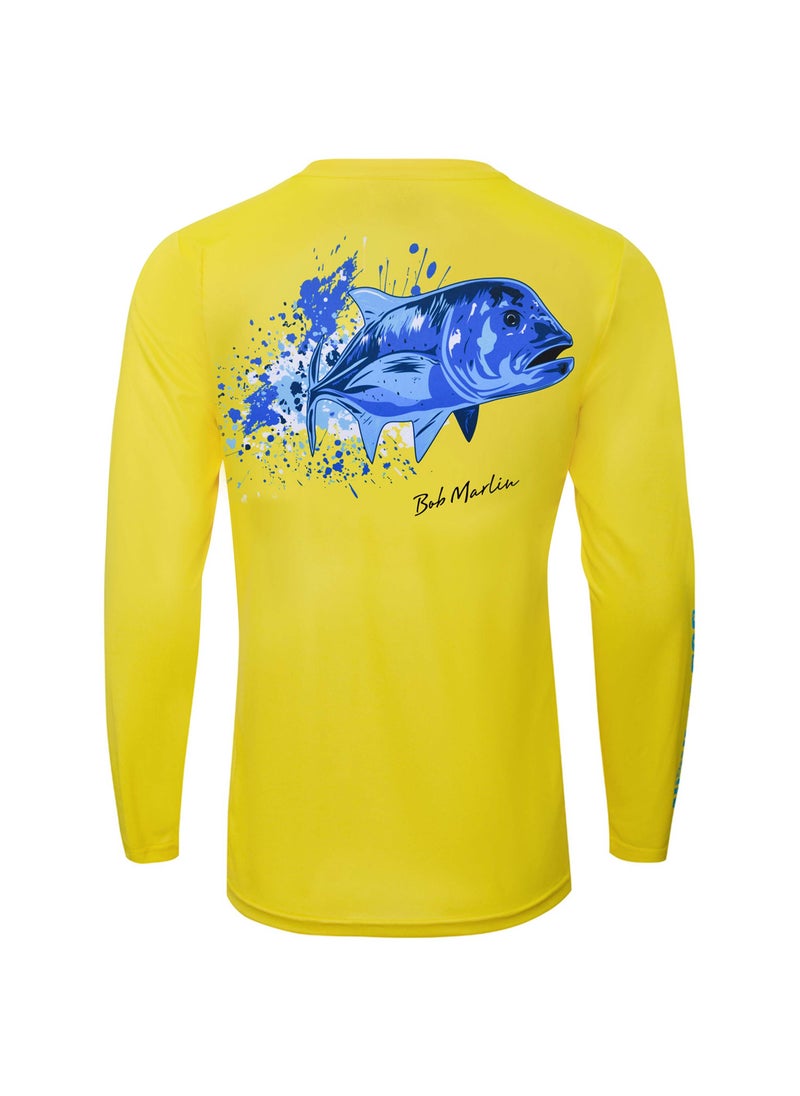 BOB MARLIN Marlin Performance Shirt Ocean Gt Yellow-2Xl  - Image 1