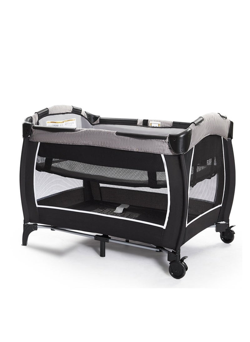 Cool Baby COOLBABY Baby Bed Portable Game Bed Mobile Multifunctional Baby Bed Newborn Basket Splicing Bed Foldable Playard for Baby Toddler  - Image 3