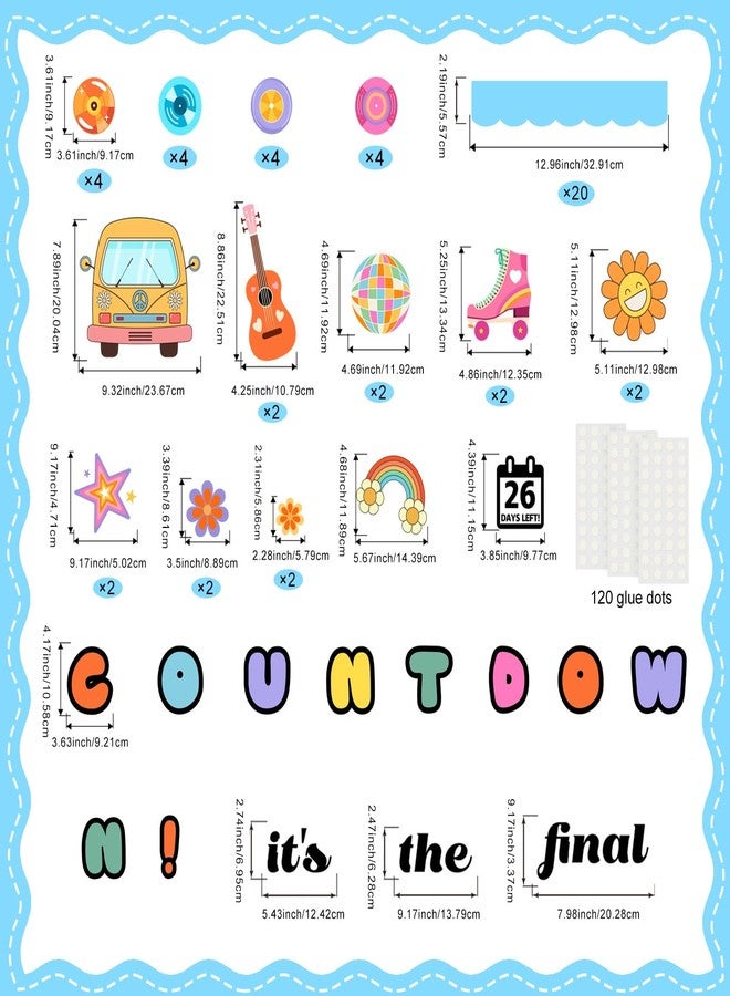 LioNergy End of The Year Classroom Bulletin Board Decoration Countdown to Summer Bulletin Board Kit It’s The Final Countdown Paper Cutouts for Classroom Home Office School Wall Door Party Decor - Image 3