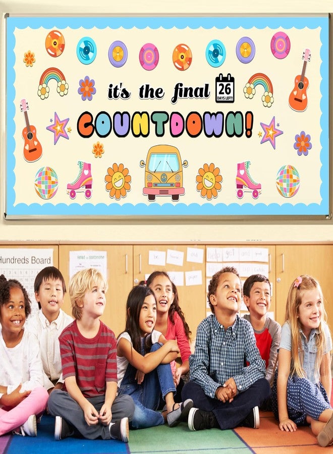LioNergy End of The Year Classroom Bulletin Board Decoration Countdown to Summer Bulletin Board Kit It’s The Final Countdown Paper Cutouts for Classroom Home Office School Wall Door Party Decor - Image 2