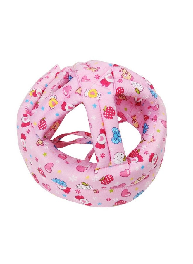FLYPARTY Adjustable Infant Baby Toddler Protective Hat Helmet Safety Cap (Red Sweets) - Image 3