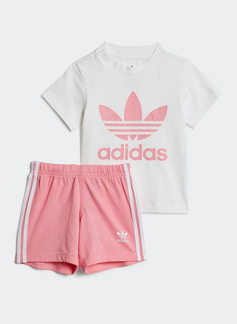adidas Originals Infant Trefoil Shorts T-Shirt Set