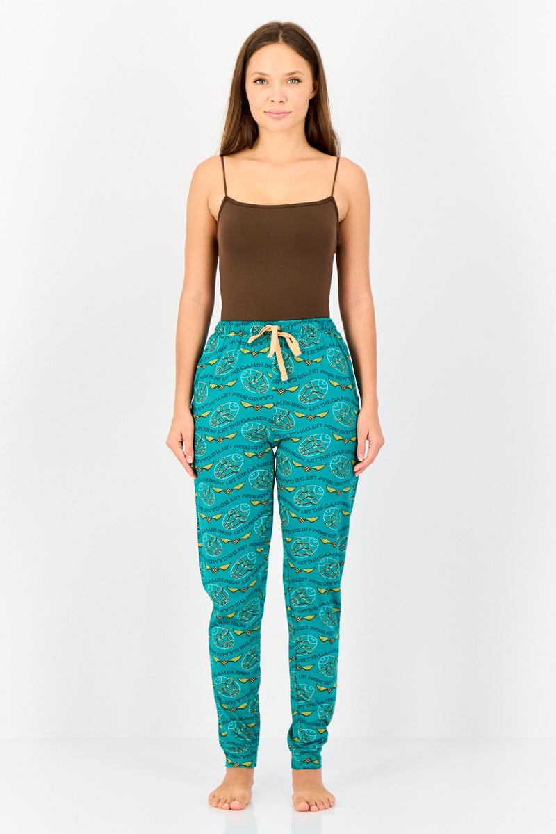 zivame بيجامة نوم نسائية بطبعة شاملة من هاري بوتر × زيفام، متعددة الألوان - Image 2