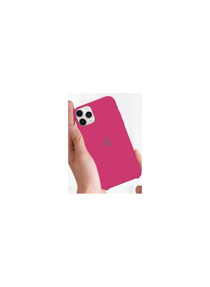 CATANES iPhone 11 Pro Max Case Slim Silicone Case Soft Anti-Scratch Full Body Shockproof Protective Case Cover Hot Pink - Image 2