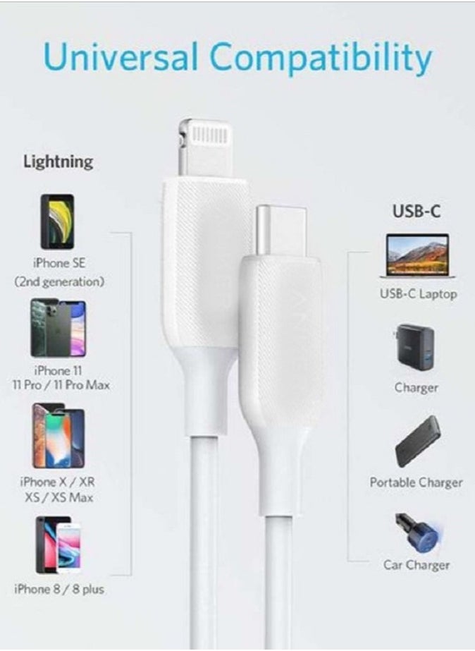 Generic PowerLine III USB-C to Lightning 6ft  - Image 2
