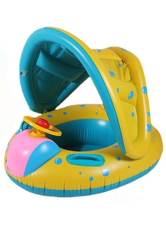 ZCM-HAPPY Portable Inflatable Swimming Ring Car Type Floating Seat  - Image 1