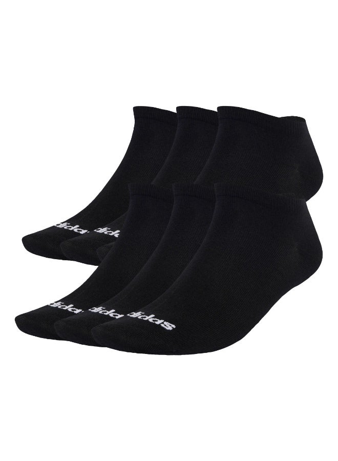 Adidas Thin Linear Ballerina Socks 6 Pairs - Image 1