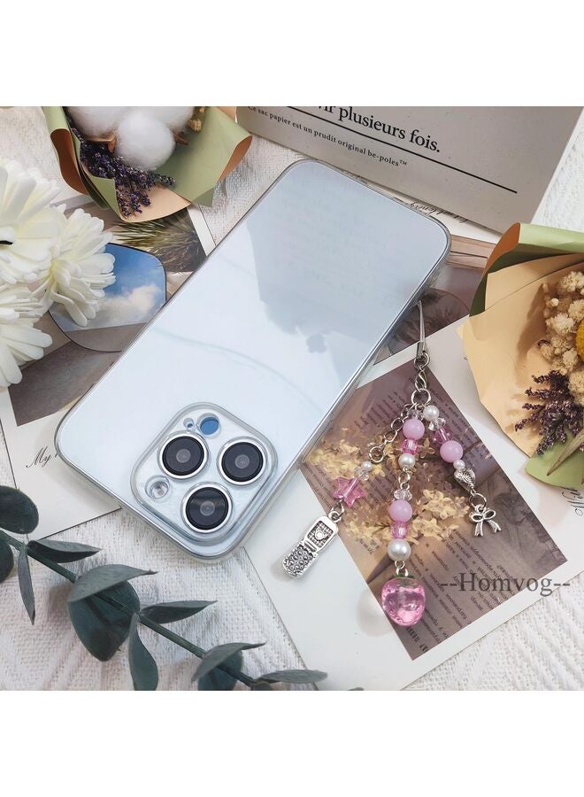 Cute Phone Charms Aesthetic Cell Phone Charms Strap Pink Strawberry Butterfly Star PhoneCharm Accessories for Bag Keychain Camera Pendants Decor, 1, Resin, No Gemstone - Image 5