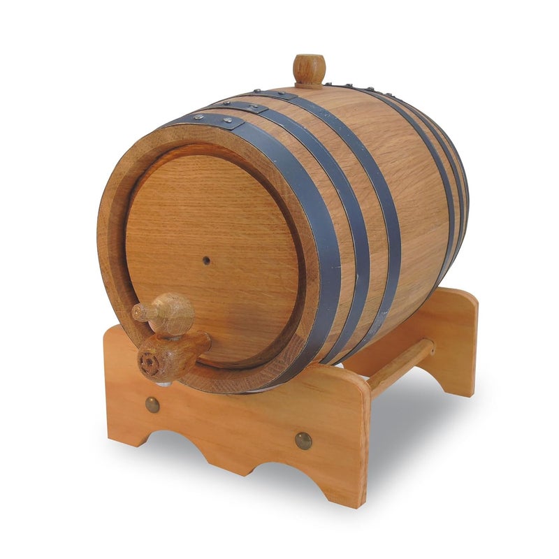 Red Head Barrels Premium Charred American Oak Aging Barrel No Engraving 3 Liter  - Image 1