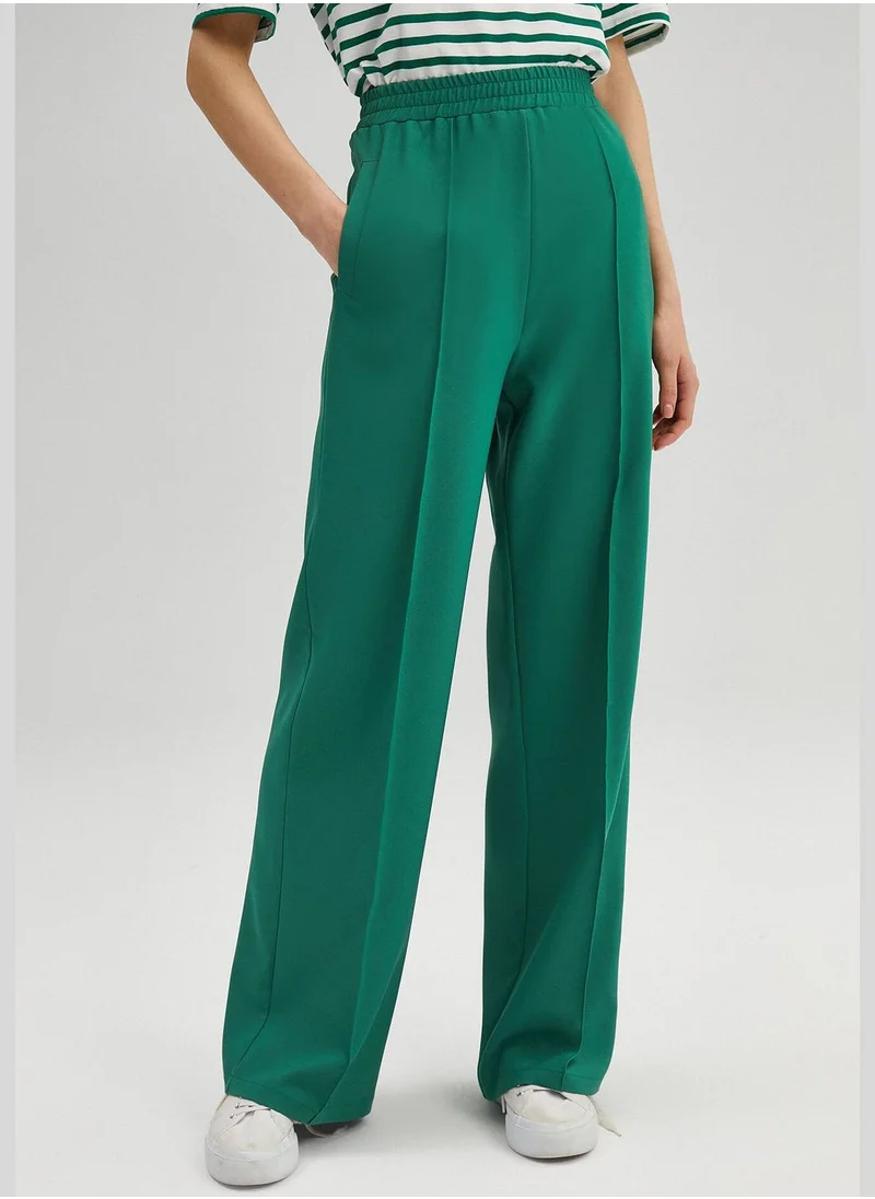 Touche RIBBED CREPE TROUSERS