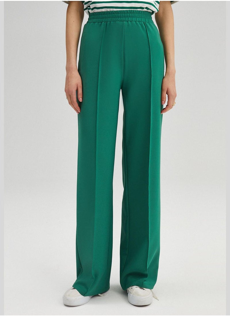 Touche - RIBBED CREPE TROUSERS - Image 1
