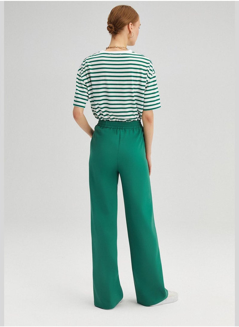 Touche - RIBBED CREPE TROUSERS - Image 1