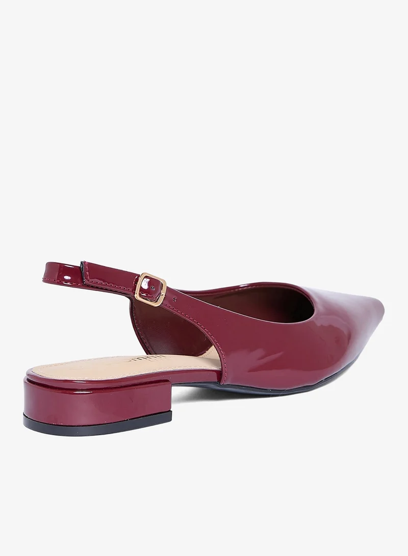 Geoomnii RED Geoomnii Closed Flat Shoes for Women – Comfortable Slip-On Ballet Flats for Office, Daily Wear & Casual Use for Women | Best Price UAE