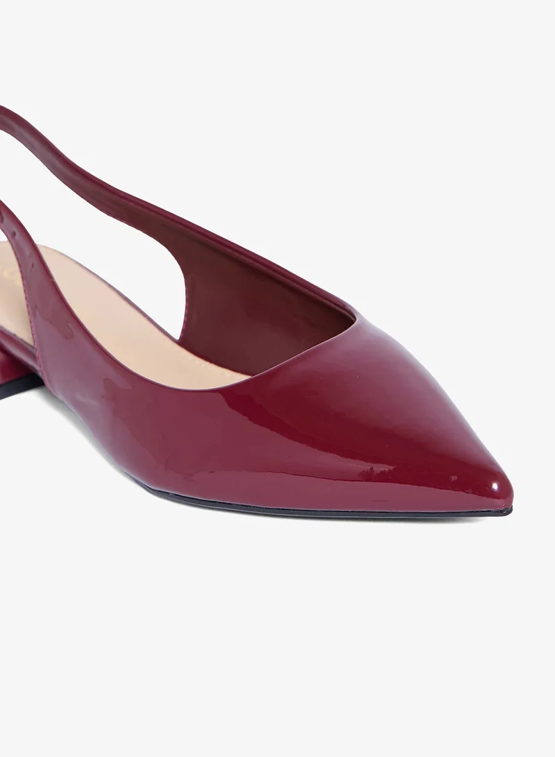 Geoomnii RED Geoomnii Closed Flat Shoes for Women – Comfortable Slip-On Ballet Flats for Office, Daily Wear & Casual Use for Women | Best Price UAE