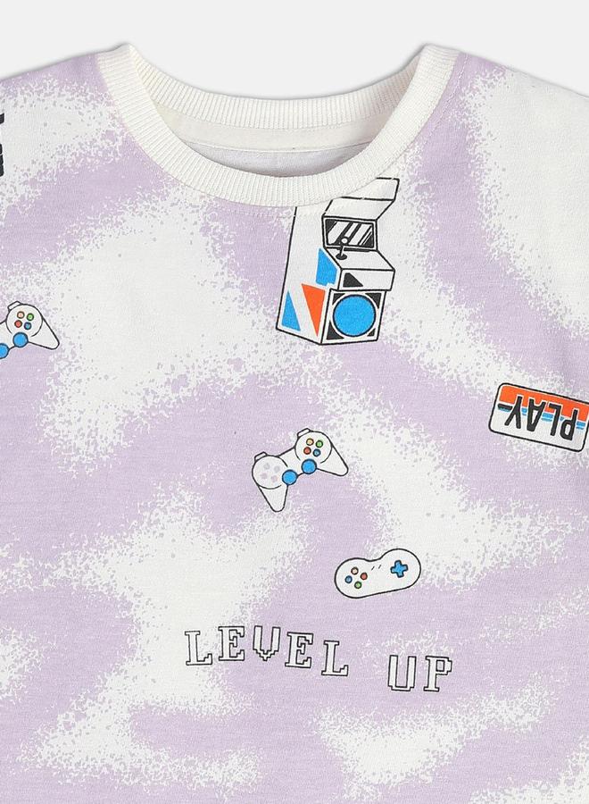 MINIKLUB Boys Regular Fit Gaming Print T-Shirt - Image 3
