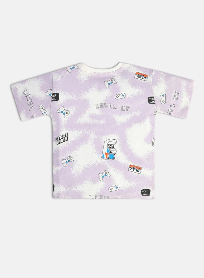MINIKLUB Boys Regular Fit Gaming Print T-Shirt - Image 2