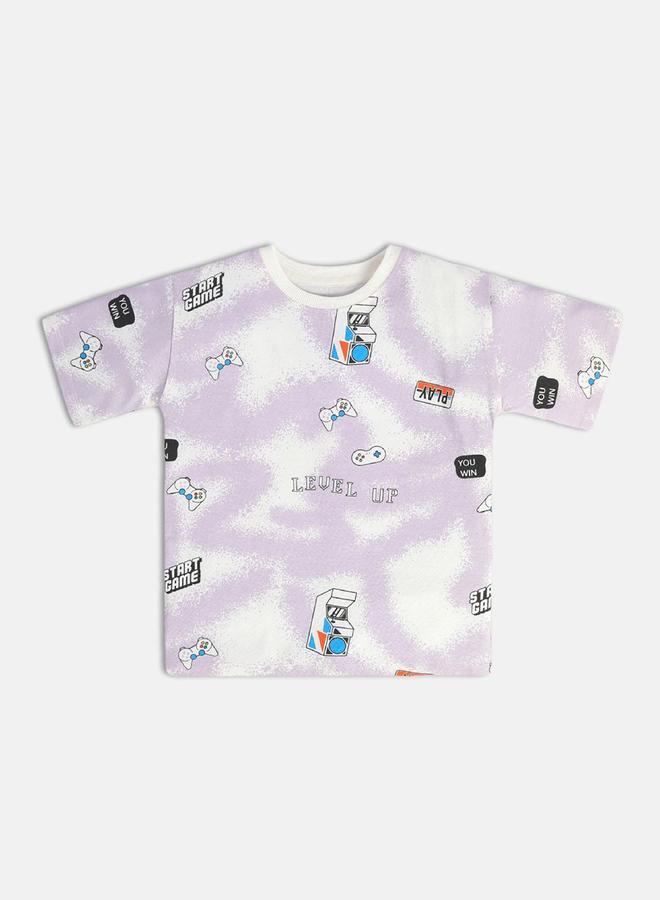 MINIKLUB Boys Regular Fit Gaming Print T-Shirt - Image 1