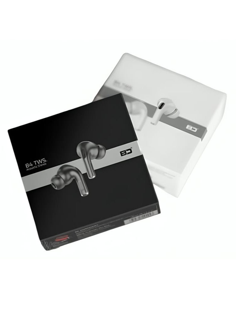 BD TWS Wireless Earphones with Hanging Rope and Wireless Charging Bluetooth 5.3 Black - Image 4