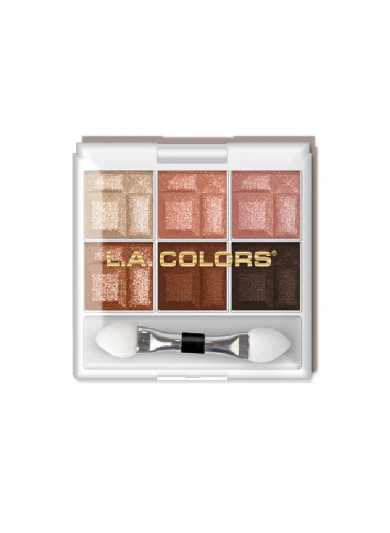 L.A. Colors 6 Color Eyeshadow Earthy - Image 1