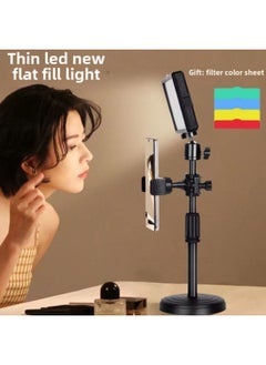 Generic Supplementary Light Special Small Desktop Lighting For Live Photography Indoor Photo Layout Soft Light Professional Led Square Light-Specifications:Large Three-color Dimmable Soft Light-desktop Retractable  - Image 5