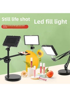 Generic Supplementary Light Special Small Desktop Lighting For Live Photography Indoor Photo Layout Soft Light Professional Led Square Light-Specifications:Large Three-color Dimmable Soft Light-desktop Retractable  - Image 2