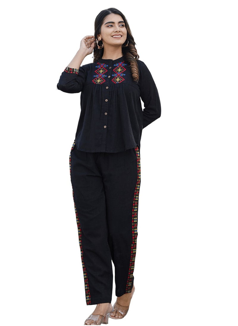 Black Embroidered Co-Ord Set for Women - pzsku/Z1A82A7AD2572680AC91DZ/45/1741244228/5acf4256-67f4-42d3-b20a-fb63b9ebcd7e