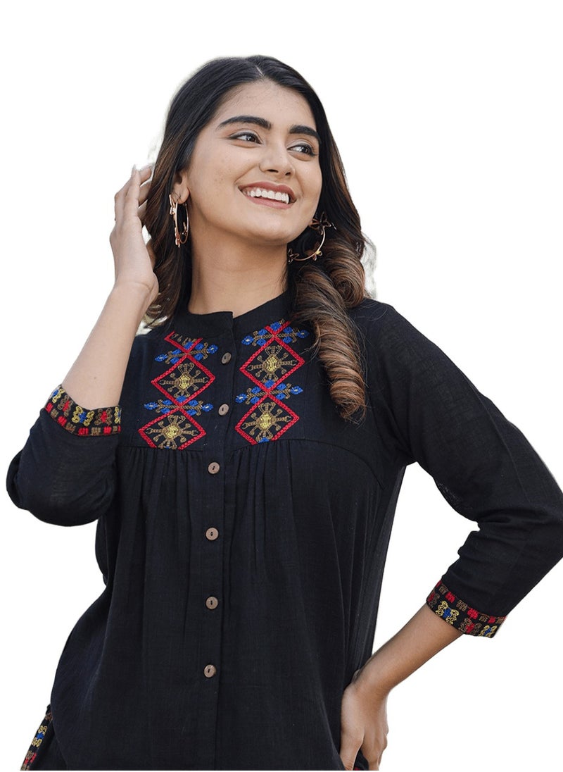 Black Embroidered Co-Ord Set for Women - pzsku/Z1A82A7AD2572680AC91DZ/45/1741244244/45828637-1af9-45db-bcde-11959fdc7685