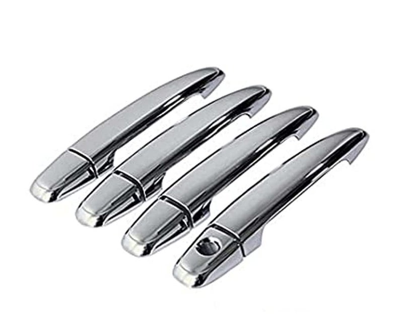 Auto E-Shopping Car Handle Latch Cover Scratch Guard Chrome Finish Front Rear Compatible for Maruti Baleno 2015 Onwards Set of 4 Pieces - Image 2