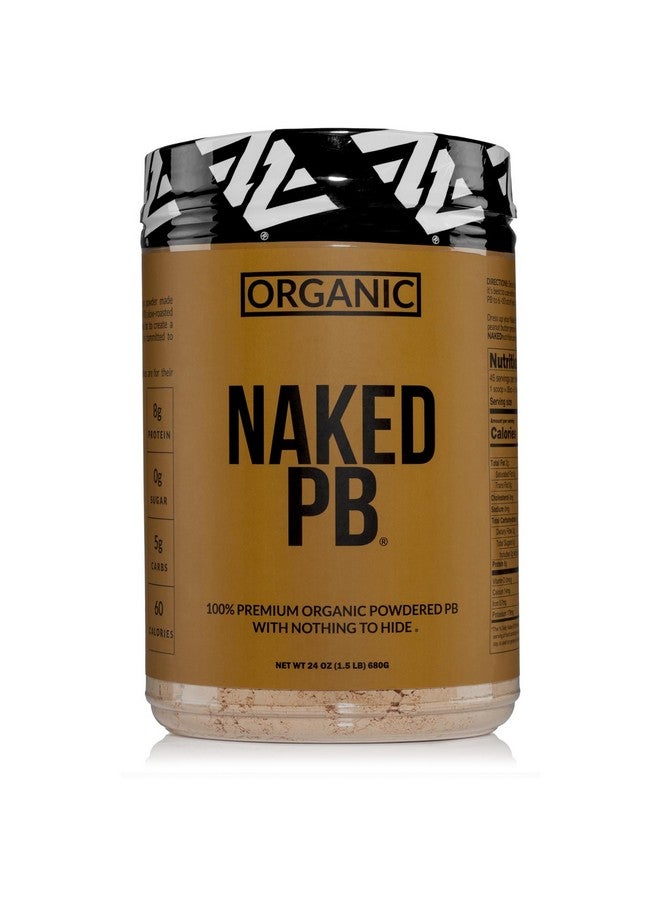 NAKED nutrition Organic Powdered Peanut Butter from US Farms - Bulk, Only 1 Ingredient - Roasted Peanuts, Vegan, No Additives, Preservative Free, No Salt, No Sugar - 45 Servings - NAKED PB - Image 1