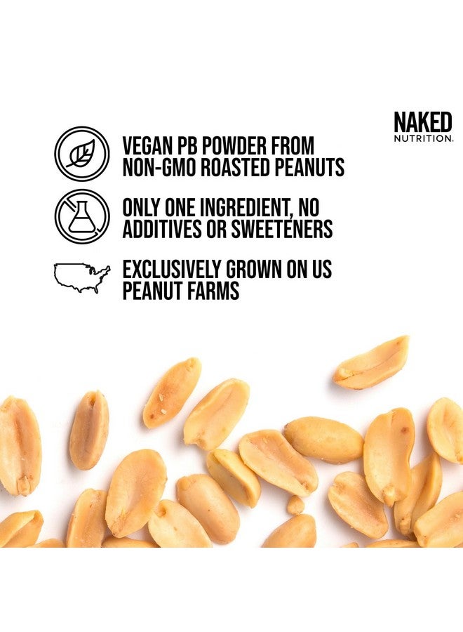 NAKED nutrition Organic Powdered Peanut Butter from US Farms - Bulk, Only 1 Ingredient - Roasted Peanuts, Vegan, No Additives, Preservative Free, No Salt, No Sugar - 45 Servings - NAKED PB - Image 2