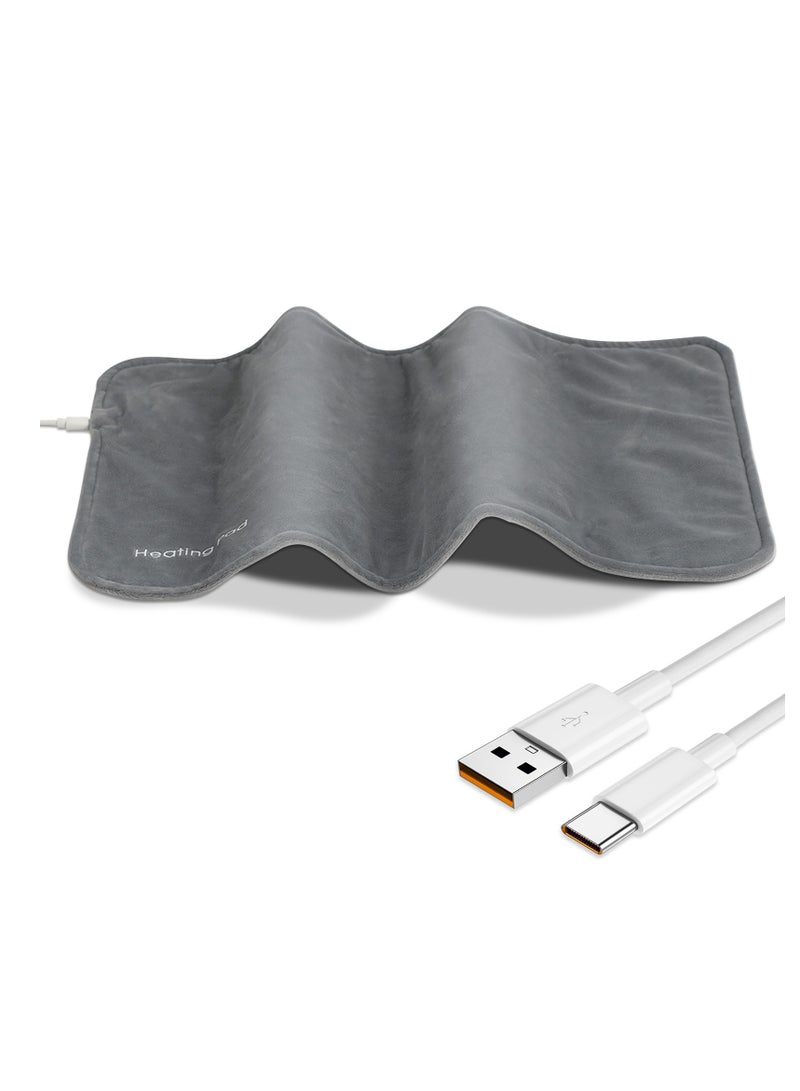 general USB Heating Pad Back Neck Shoulder Heating Pad 30 x 60 cm USB Heating Blanket Heating Blanket with Rapid Heating Technology Safety Heating Pad Washable Heating Pad - Image 1