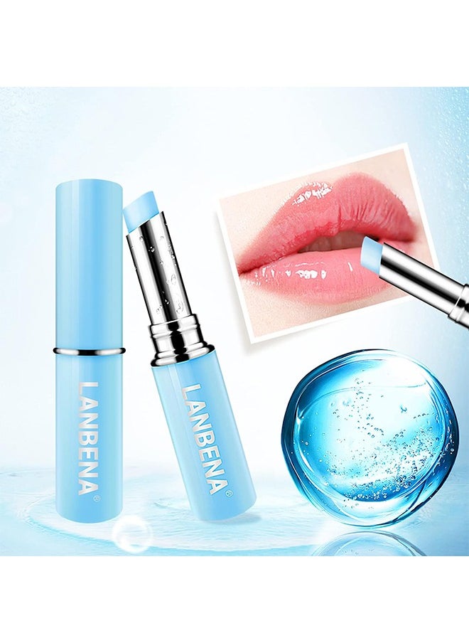 LANBENA - Hyaluronic Acid Lip Balm - Nourish And Moisturize For A Long Time - Reduce Fine Lines - Relieve Dryness And Long-Lasting Protection 1.8G - Image 1