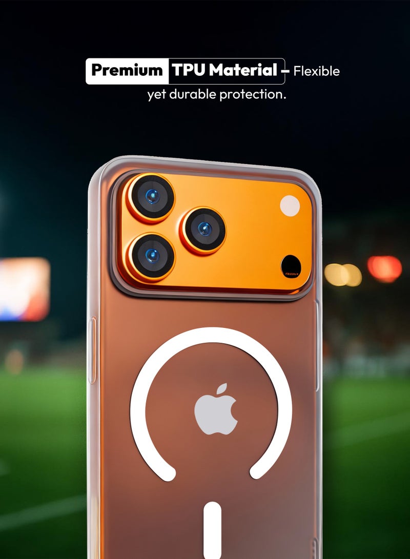 Vipcare iPhone 17 Pro MagSafe Case Lightweight Transparent Shockproof Protective Cover with Strong Magnetic N52 Anti-Yellowing Scratch Resistant Drop Protection Slim Mobile Back Case - Image 5