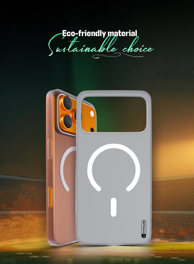 Vipcare iPhone 17 Pro MagSafe Case Lightweight Transparent Shockproof Protective Cover with Strong Magnetic N52 Anti-Yellowing Scratch Resistant Drop Protection Slim Mobile Back Case - Image 2