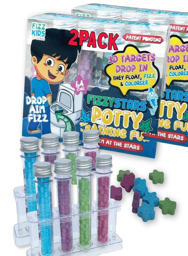 FIZZY STARS Potty Training - New Bubbling Coloring Changing Targets (2 Pack) - Image 1