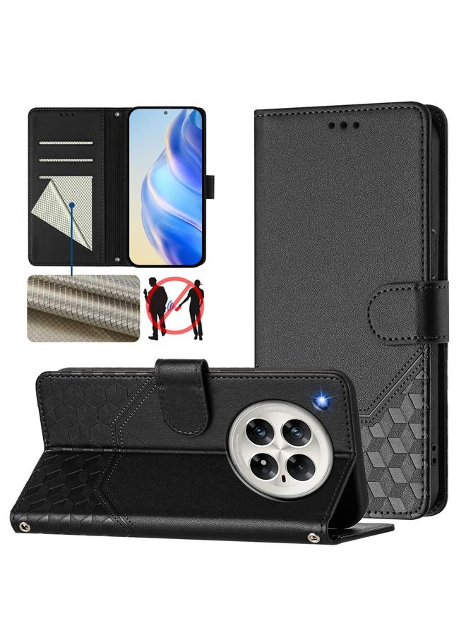 اس-توب جراب لهاتف Infinix Zero 40 5G / 4G من الجلد المنقوش بتقنية RFID - Image 1