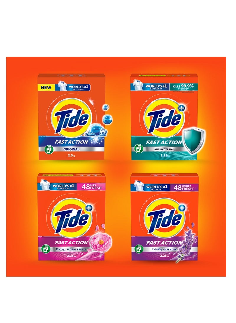 Tide - Fast Action Laundry Detergent Powder 2 x 3kg - Image 1